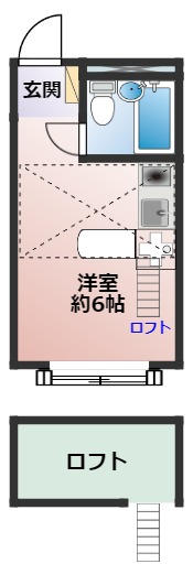 ベルピア・二和向台第１-２の間取り