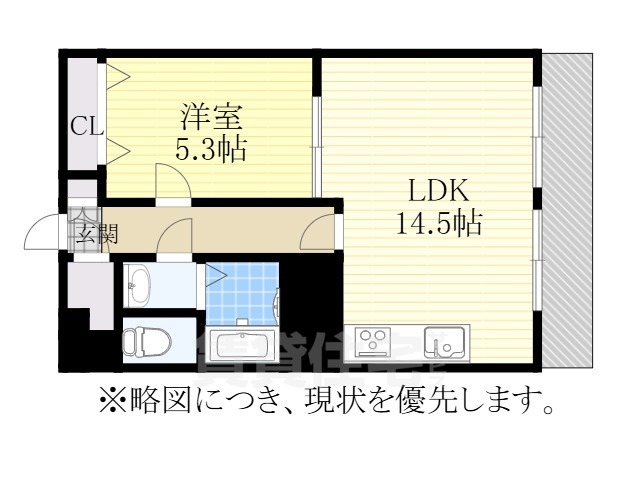 シャトレ北山の間取り