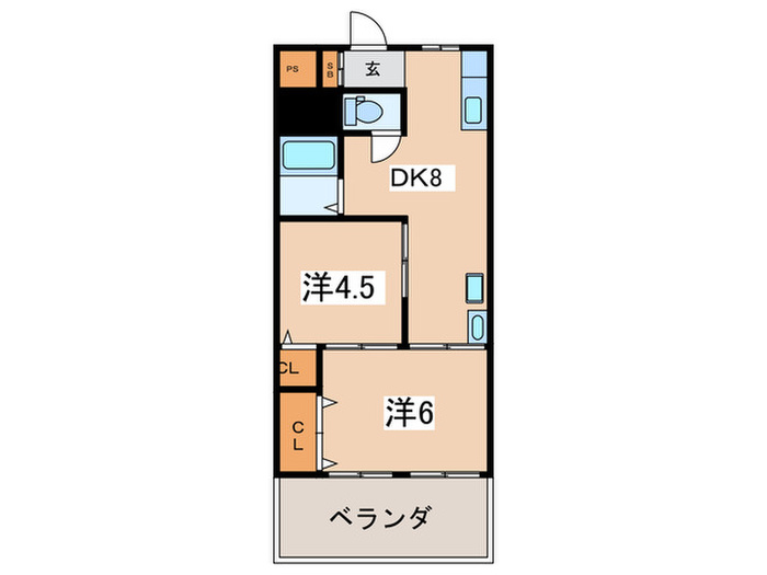 中央ビルの間取り