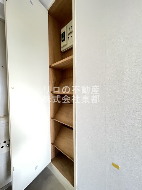 収納　下駄箱付なので、玄関はいつでもスッキリ片付きますね☆