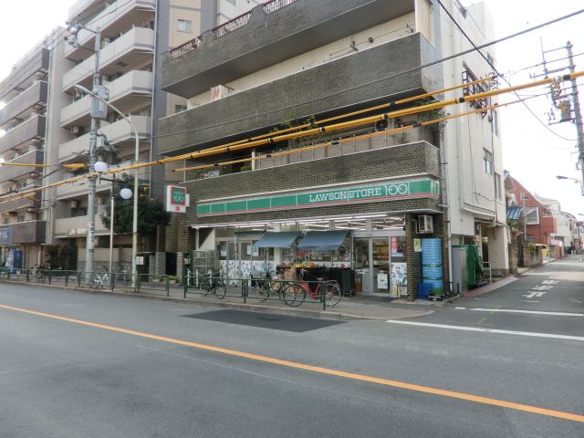 コンビニ　１００円ローソン（コンビニ）まで280m