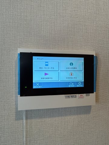 セキュリティ　モニター付きインターホン