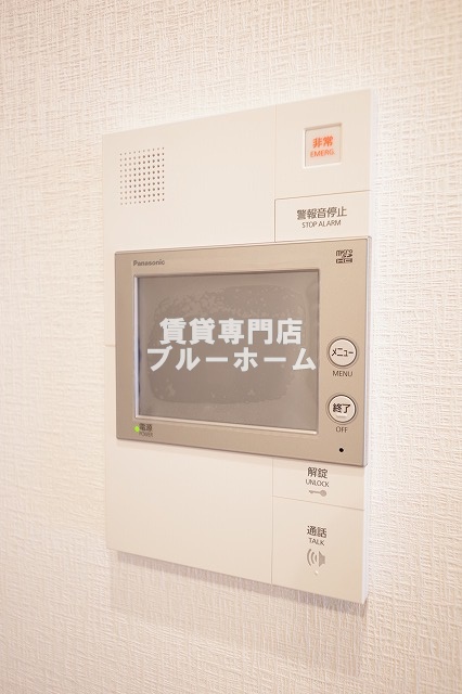 セキュリティ　モニター付きインターホンで安心！