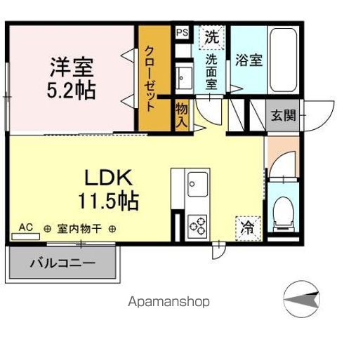 セジュール キクヤの間取り写真