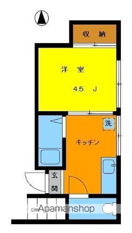 東京メトロ丸ノ内線 新高円寺駅 徒歩9分 2階建 築64年の間取り写真
