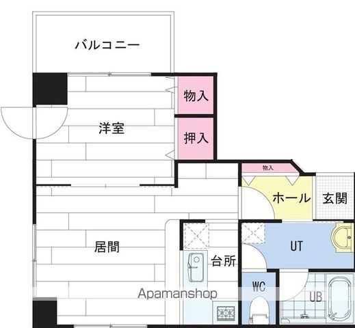 Le Ciel大通の間取り写真
