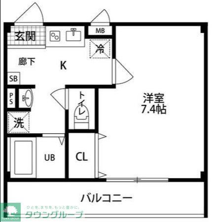 アンプルール フェール Sereinの間取り写真