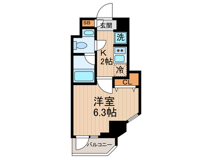 レジディア南品川プレイスの間取り写真
