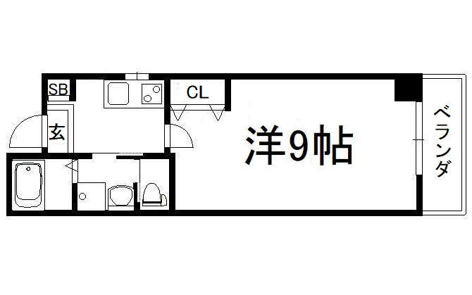 Gramercy千本通の間取り写真