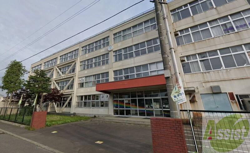 小学校　札幌市立上白石小学校（小学校）まで456m