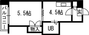 札幌ＪＯＷ２ビルの間取り