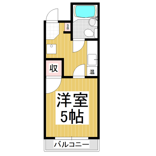 北深志ハイツIIの間取り