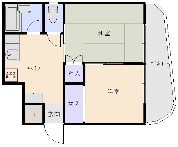 春美マンションの間取り