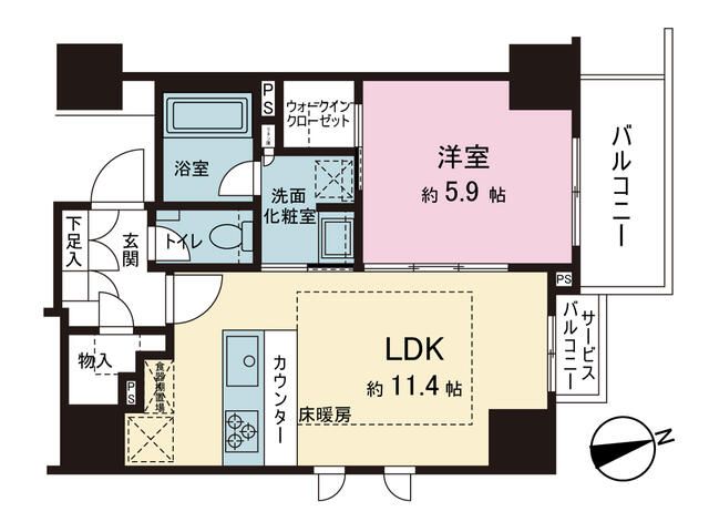 コノエ本郷三丁目の間取り