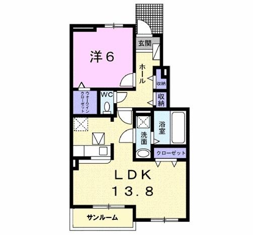 シラーの間取り