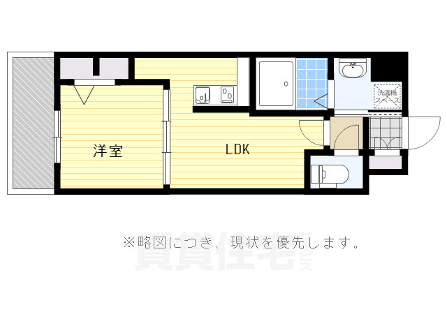 エルグランド東比恵の間取り