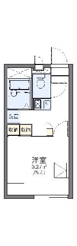 レオパレスアルカンシエル壱番館の間取り