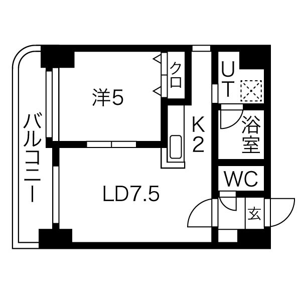 メープル元町の間取り