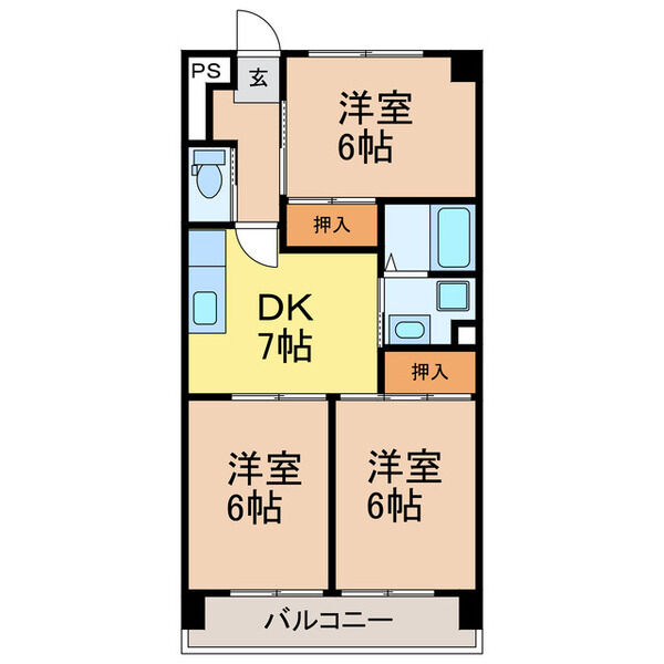 メゾンパトラージュの間取り