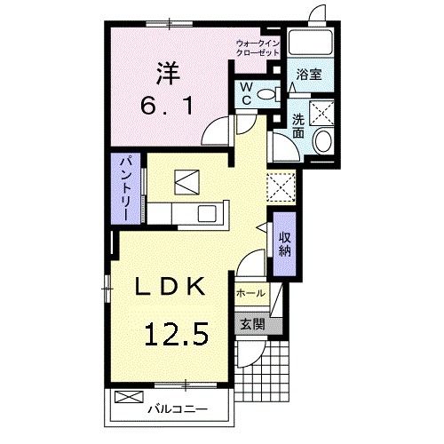 マイハウスよこやま雅２号館の間取り