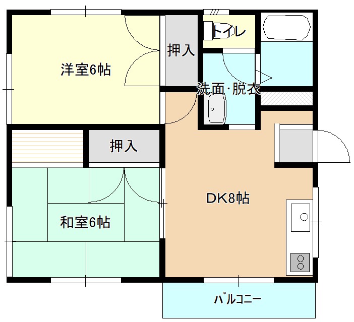 コーポYOSHITOMIの間取り