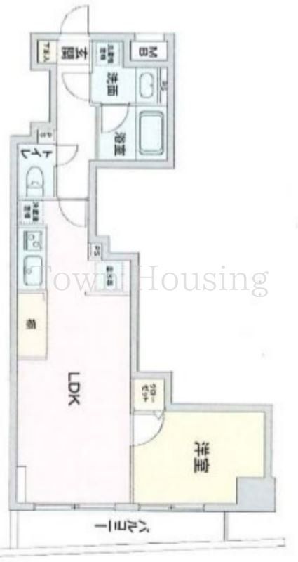 中央区八丁堀のマンションの間取り