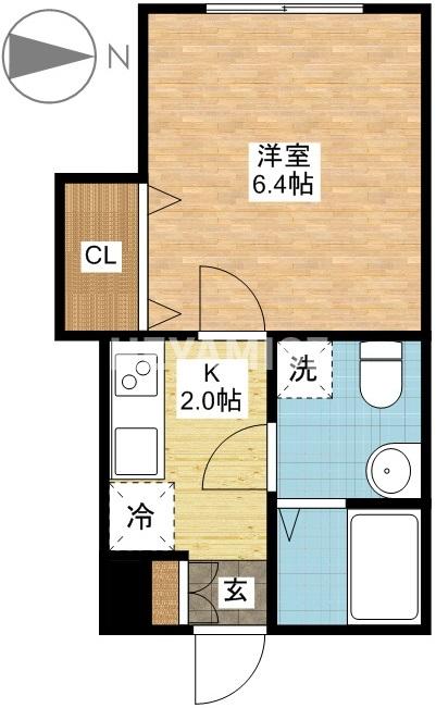 アミティ西坂の間取り