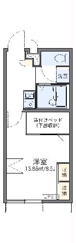 レオパレス大山の間取り