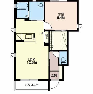 デセンテ前沢の間取り