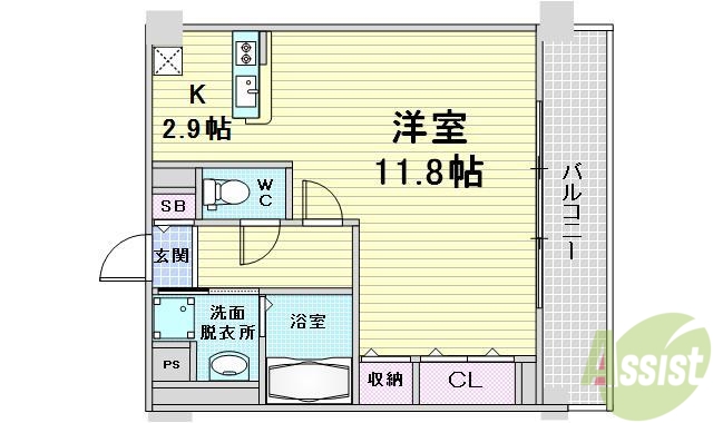 JuAの間取り