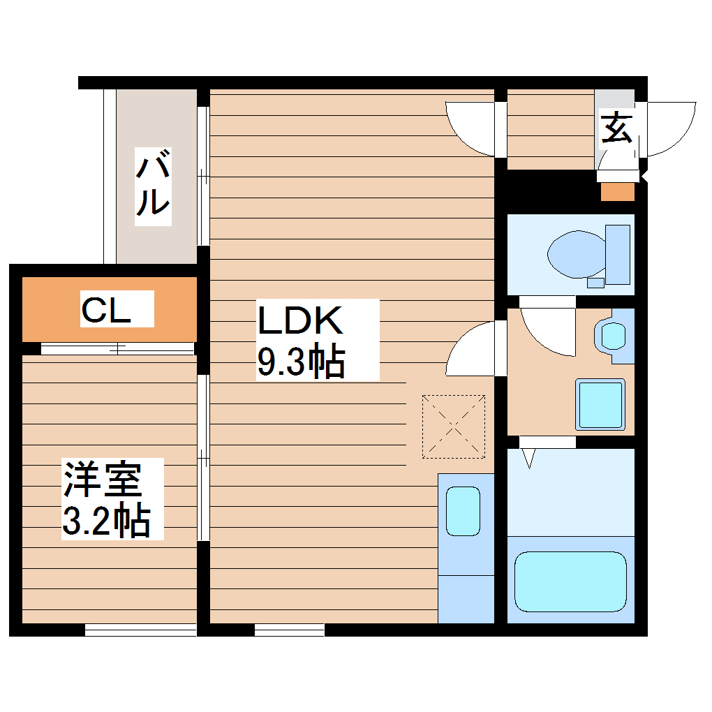 REGALEST荒井IIの間取り