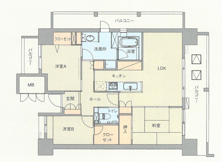 【J - スターレの間取り】