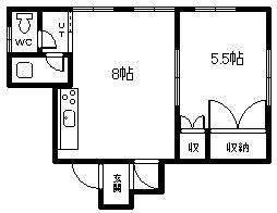 山下マンションの間取り