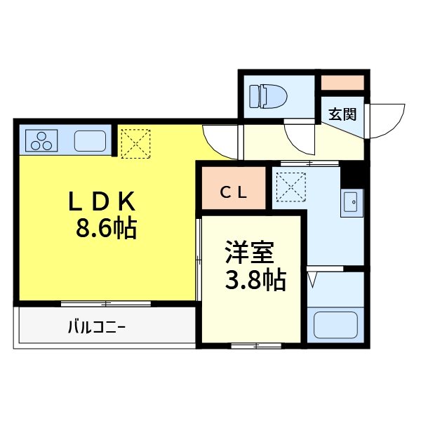 ディール北浦和IIの間取り