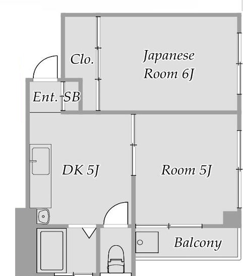 【清澄マンションの間取り】