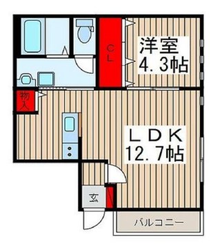 キャメル蓮田の間取り