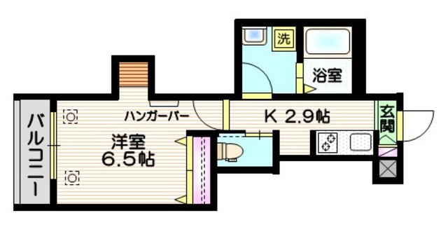 豊島区北大塚のマンションの間取り