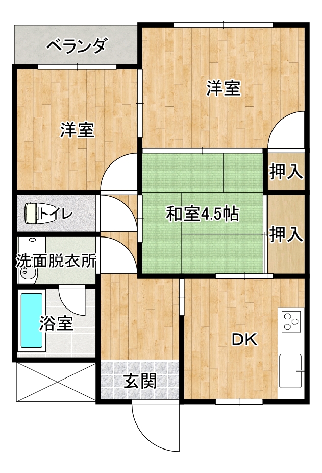 オリンピアビルの間取り