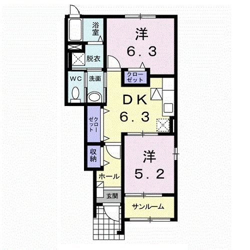 カンパニュラの間取り