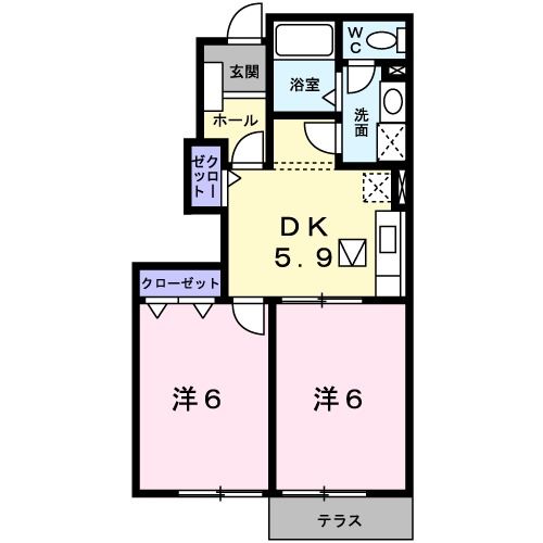 グレンツェントの間取り