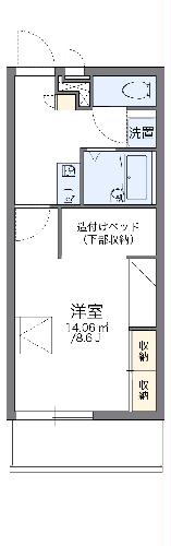 レオパレス朝日の間取り