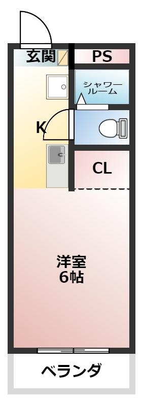 コスモ中浜の間取り