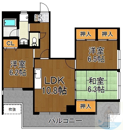 第2マスビルの間取り