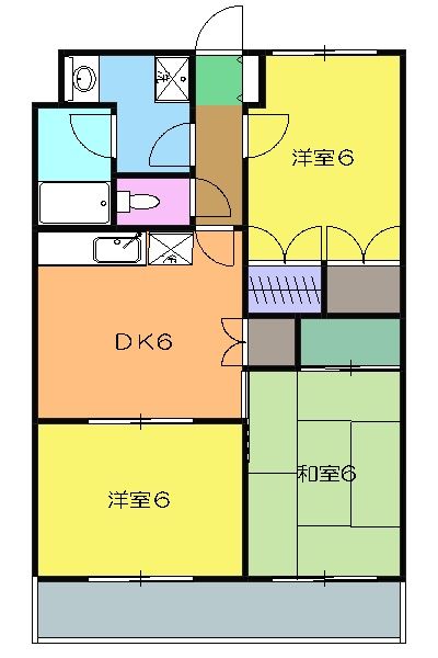 エスポワール女神の間取り