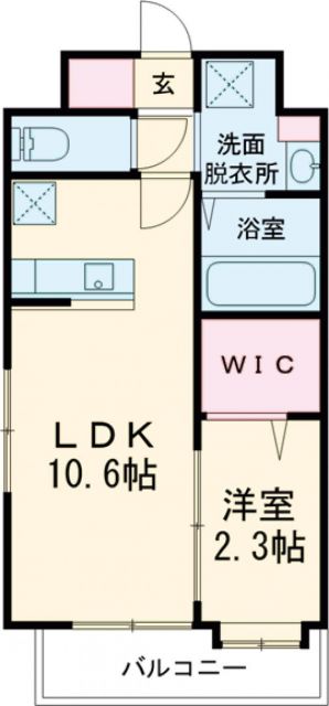 ルホソ山王の間取り