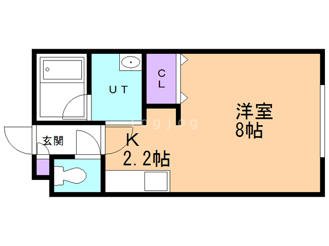 セレノ東３条Ｂの間取り