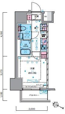 GENOVIA青砥skygardenの間取り