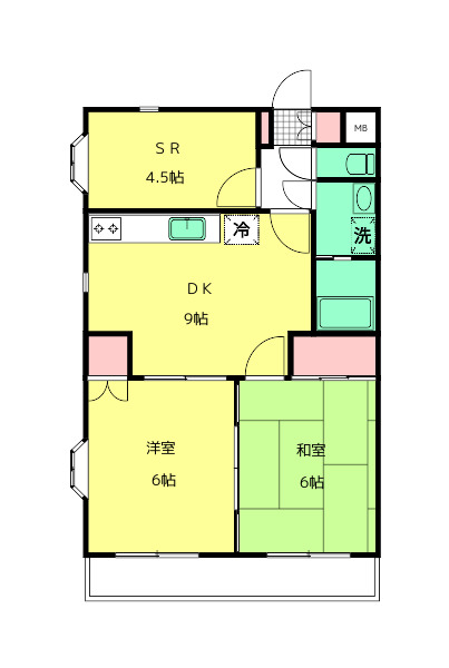 ハイツ76の間取り