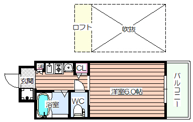 エステムコート大阪・中之島南の間取り