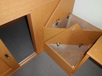 収納　たっぷりある収納が魅力的。